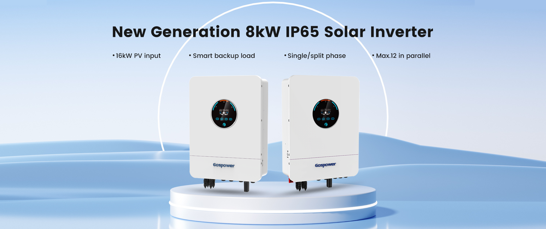 Gospower New Generation IP65 Off Grid Inverter